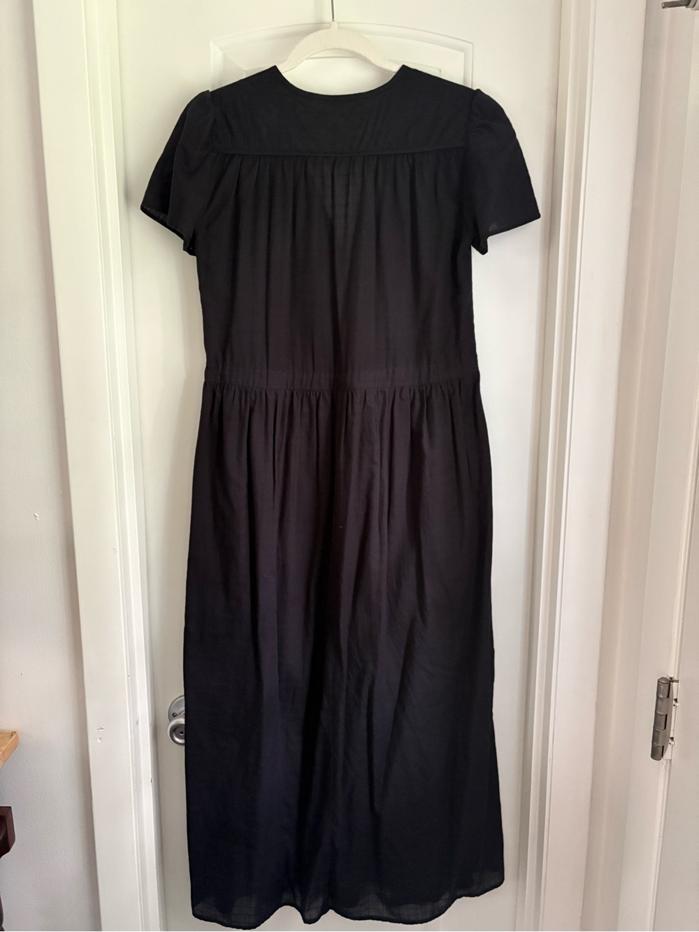 Christy Dawn Dress in Night Waffle-XS - Picture 3 of 4